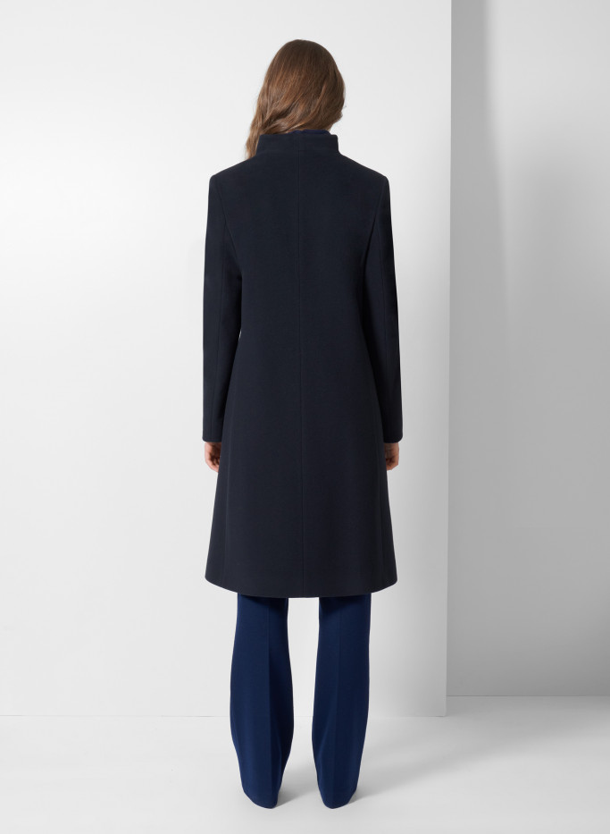 Wool and cashmere blue coat | Cinzia Rocca