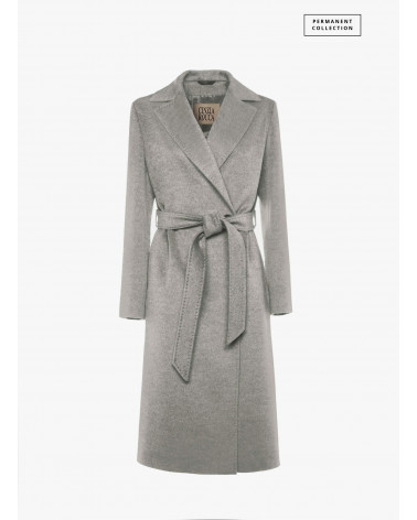 Grey wool coat