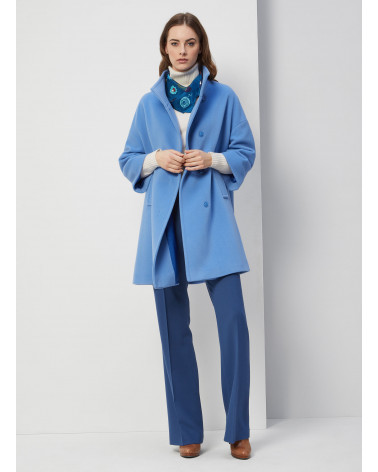 Baby blue wool clearance coat