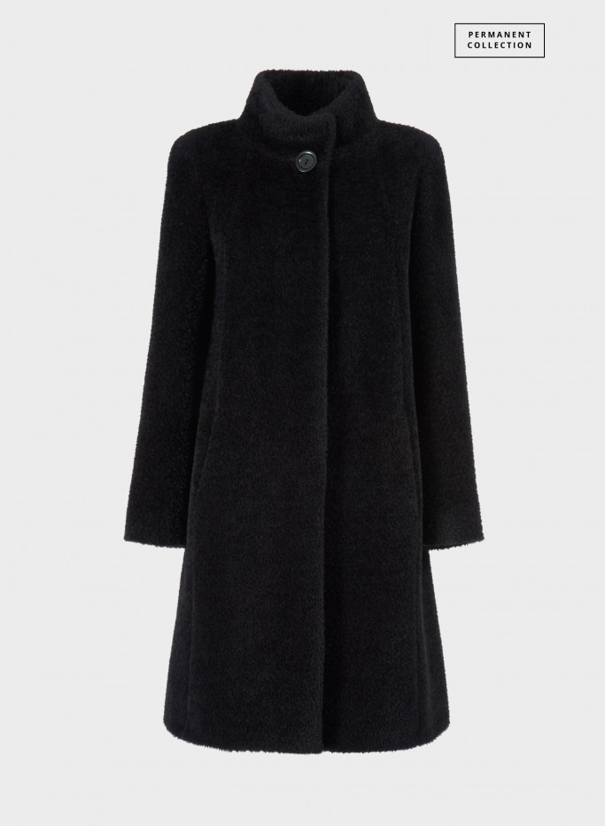 Wool and alpaca flared coat Cinzia Rocca