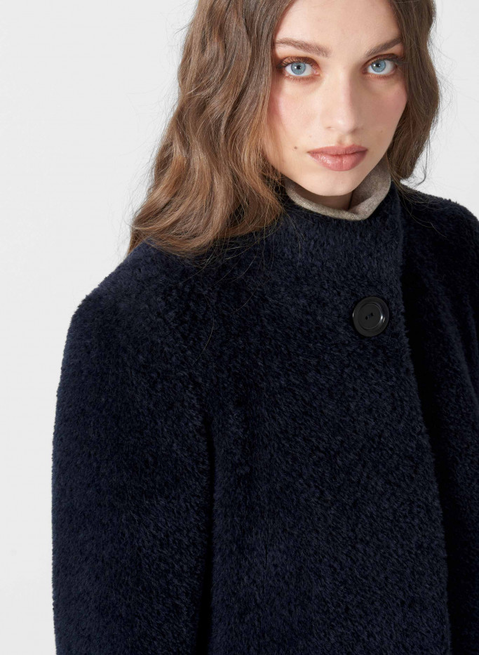 Wool and alpaca flared coat - Cinzia Rocca