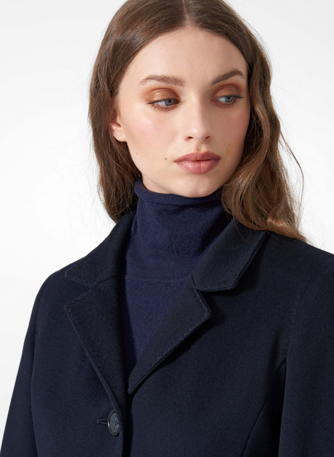 Blue wool coat - Cinzia Rocca