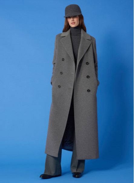 Ladies Burlington Wool and Cashmere Overcoat - classic black wool coat –  Ackermann's Apparel