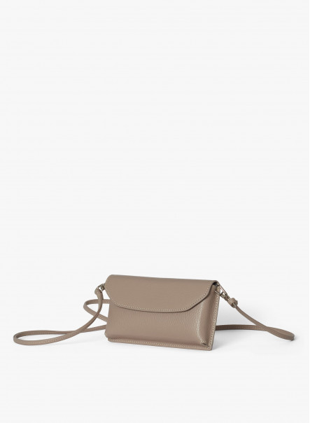 Taupe cross shop body bag