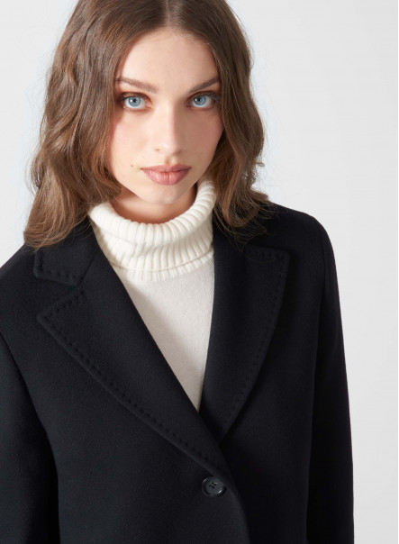 black wool coats for women