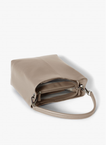 Taupe Brown Shoulder Bag